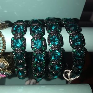 NWTR: Emerald Stone Bracelets 💚